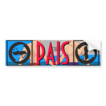 Pisces: PAIS - Men's Best Friendships bumper stickers