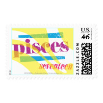 Pisces Purple stamps