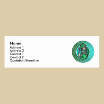Pisces Skinny Cards business cards