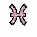 Pisces Symbol (style1_pink) t-shirt by AstrologicalDesigns Pisces Symbol (style1_pink) t-shirt