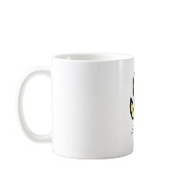 Pisces Symbol (style 1_yellow) mug by AstrologicalDesigns Pisces Symbol (style 1_yellow) mug
