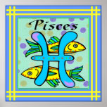 Pisces the fish poster
