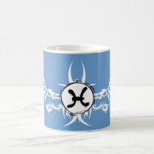 Pisces Tribal Blu Mug