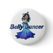Pisces Vintage Belly Dancer Button
