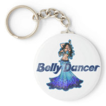 Pisces Vintage Belly Dancer Key Chain