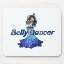 Pisces Vintage Belly Dancer Mouse Pad