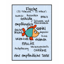 pisces wordcloud shirt - Fische