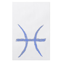 Pisces. Zodiac Astrology Sign. Flyer Design