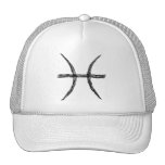 Pisces. Zodiac Astrology Sign. Trucker Hat
