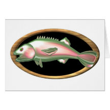 Pisces zodiac fish greeting cards