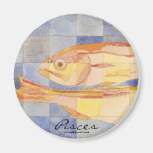 Pisces Zodiac Fridge Magnet