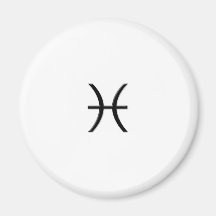 Pisces - Zodiac Sign Fridge Magnets