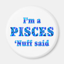 Pisces Zodiac Sign Magnet