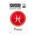 Pisces - Zodiac Signs postage by EveStock Pisces - Zodiac Signs postage