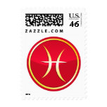 Pisces - Zodiac Signs Postage Stamps
