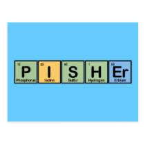 Pisher Made of Elements postcards