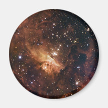Pismis 24 brown starry sky refrigerator magnets