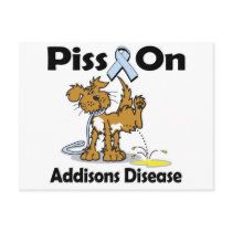 Piss On Addisons Disease Post Card
