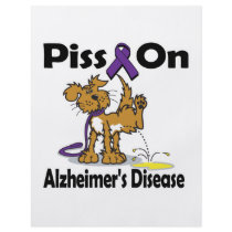 Piss On Alzheimers Disease Personalized Flyer