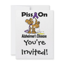 Piss On Alzheimers Disease Personalized Announcements