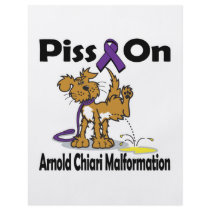 Piss On Arnold Chiari Malformation Flyer Design