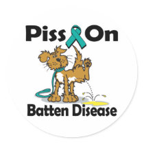 Piss On Batten Disease Sticker