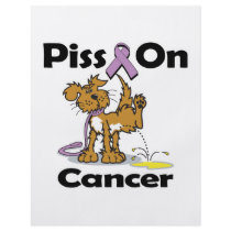 Piss On Cancer Flyer Design