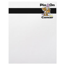 Piss On Cancer Letterhead