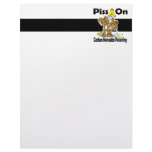 Piss On Carbon Monoxide Poisoning Letterhead Template