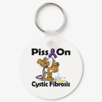 Piss On Cystic Fibrosis keychains