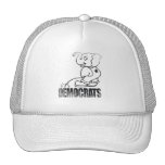Piss on democrats Faded.png Mesh Hat
