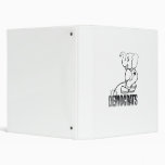 Piss on democrats Faded.png Vinyl Binder