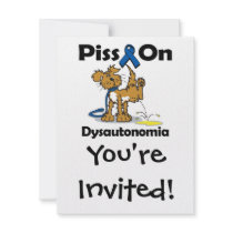Piss On Dysautonomia Custom Invitations