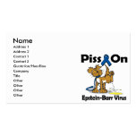 Piss On Epstein-Barr Virus Business Card Template