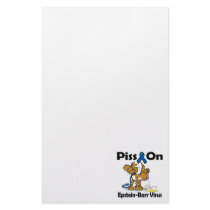Piss On Epstein-Barr Virus Personalized Stationery