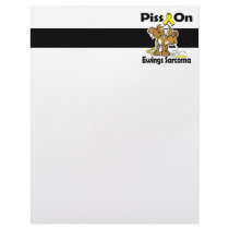 Piss On Ewings Sarcoma Custom Letterhead