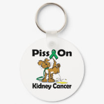 Piss On Kidney Cancer keychains