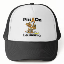 Piss On Leukemia (orange) hats by animals4acause Piss On Leukemia (orange) hats