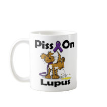 Piss On Lupus (purple) Coffee Mugs