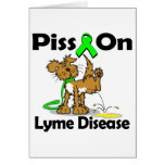 Piss On Lyme Disease Card