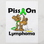 Piss On Lymphoma (Lime Green) Flyer