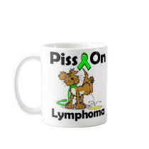 Piss On Lymphoma (Lime Green) Coffee Mug