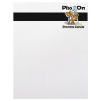 Piss On Prostate Cancer Letterhead Template