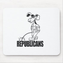 Piss on Republicans mousepads