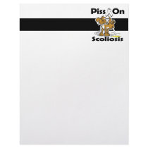 Piss On Scoliosis Letterhead