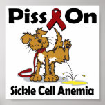 Piss On Sickle Cell Anemia Print