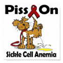 Piss On Sickle Cell Anemia posters by animals4acause Piss On Sickle Cell Anemia posters