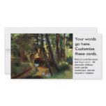 Pissarro landscapes bridge Pontoise France art Personalized Photo Card