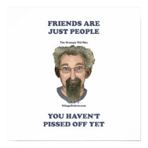 Pissed Off Friends Poster