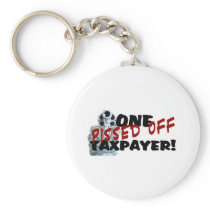 PISSED OFF TAXPAYER KEYCHAIN
